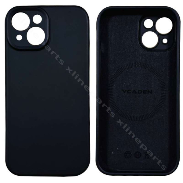 Back Case Magsafe Silicone Complete Ycaden Apple iPhone 14 black