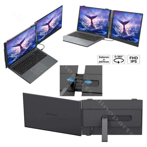 Laptop Single Monitor with Sound System Blackview SCM6 14" black
