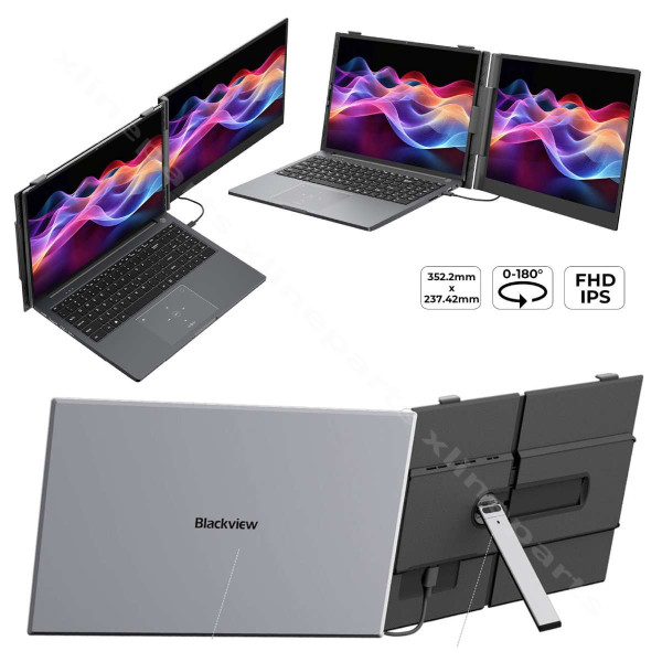 Laptop Single Monitor with Sound System Blackview SCM8 15.3" black