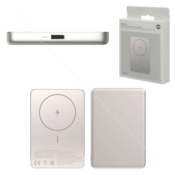 Power Bank Magsafe Slim Xiaomi BHR08PLGL USB-C 15W 5000mAh gold