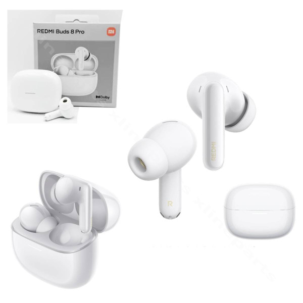 Ακουστικά Xiaomi Redmi Buds 8 Pro Wireless σε λευκό χρώμα