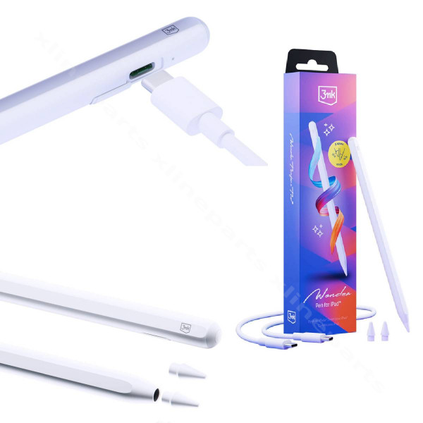 Stylus Pencil 3MK Wonder Active Version white