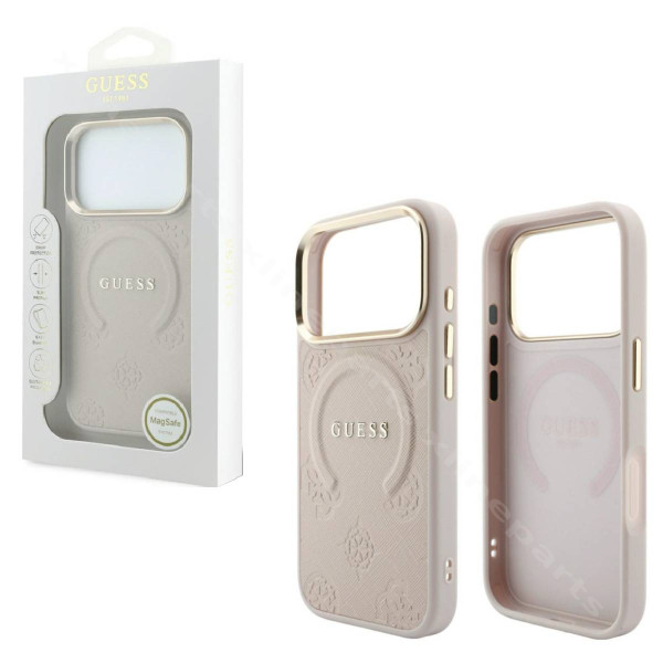 Back Case Magsafe Guess Saffiano Apple iPhone 17 Pro / 18 Pro pink