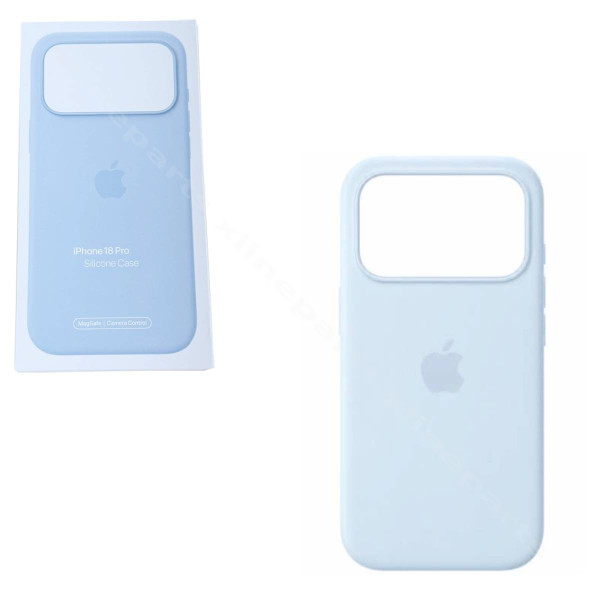Back Case Silicone Magsafe Apple iPhone 17 Pro / 18 Pro crisp blue (Original)