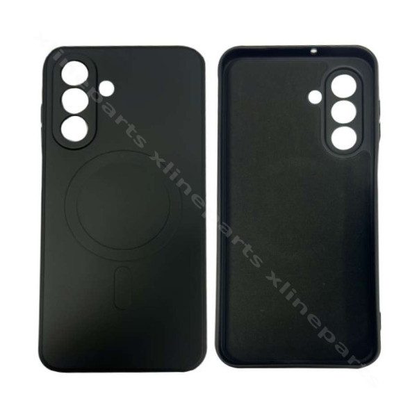 Back Case Silicone Gum Magsafe Samsung A18 4G A185 black